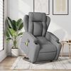 vidaXL Stand Up Massage Recliner Chair Light Grey