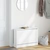 vidaXL Shoe Cabinet White Engineered wood Compact Shoe Cabinet