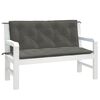 vidaXL Garden Bench Cushion Melange dark grey Fabric (100% polyester)
