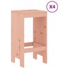 vidaXL Garden Bar Set Natural Wood Solid Douglas Wood Compact Durable