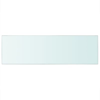 vidaXL Shelf Panel Glass Clear 31.5"x9.8"