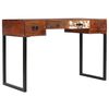 vidaXL Desk Brown Solid Acacia Wood Standard Desk Rectangular