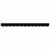 vidaXL Awning Valance Black 2.3 x 0.2 m Canvas