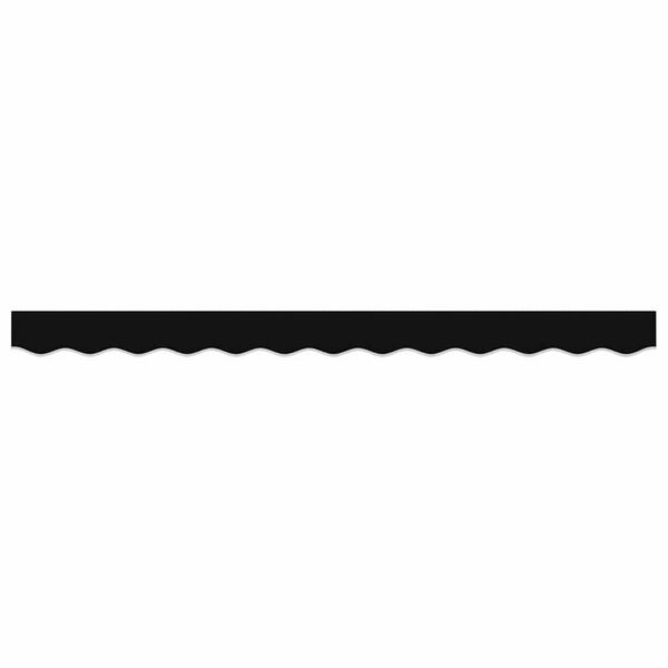 vidaXL Awning Valance Black 2.3 x 0.2 m Canvas