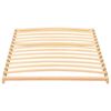 vidaXL Slatted Bed Base Natural beech wood