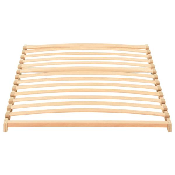 vidaXL Slatted Bed Base Natural beech wood