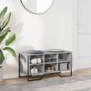 vidaXL Shoe Cabinet Gray Sonoma Engineered wood Medium Shoe Cabinet