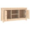 vidaXL TV Cabinet Pine Solid Pine Wood Medium TV Cabinet Rectangular