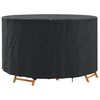 vidaXL Outdoor Furniture Cover Black 157 x 157 x 71 cm 600D fabric