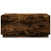 vidaXL Coffee Table Smoked Oak Engineered wood 35.4x19.7x15.7 in