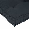 vidaXL Sofa Cushion 2 pcs Anthracite Fabric