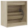 vidaXL Shoe Cabinet Sonoma Oak Engineered Wood Compact Shoe Cabinet