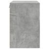 vidaXL Wall Cabinet Concrete Grey Engineered Wood Medium Wall Cabinet