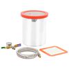 vidaXL Vacuum Chamber Stainless Steel 3.0 gal