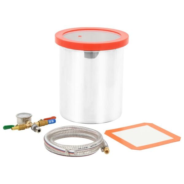 vidaXL Vacuum Chamber Stainless Steel 3.0 gal
