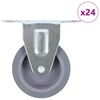 vidaXL 24 pcs Fixed Casters 2.95 " (6x143419)