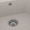vidaXL Kitchen Sink Beige 76 x 48 x 30 cm Granite
