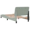 vidaXL Bed Frame Light Grey