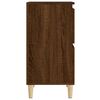 vidaXL Sideboard Brown Oak Engineered wood Small Sideboard Rectangular