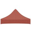 vidaXL Party Tent Roof 6.6'x6.6' Terracotta 0.9 oz/ft²
