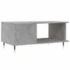 vidaXL Coffee Table Concrete Grey Engineered wood, Iron Medium