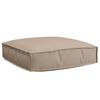 vidaXL Pallet Cushion for suitable for Seat Taupe 23.6" x 23.6" x 4.7