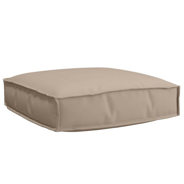 vidaXL Pallet Cushion for suitable for Seat Taupe 23.6" x 23.6" x 4.7