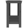 vidaXL Work Bench Grey 70.9x19.7x31.5" Solid Wood Pine