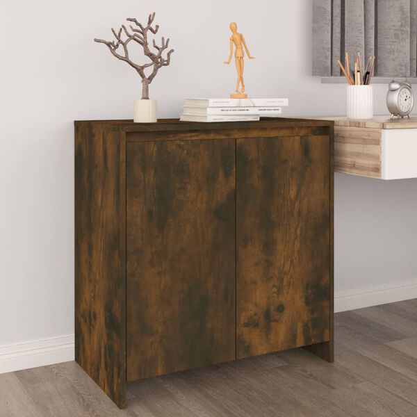 vidaXL Sideboard Smoked Oak Engineered Wood Medium Sideboard