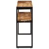 vidaXL Console Table Natural wood and black