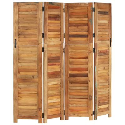 vidaXL Room Divider 66.1" Solid Wood Reclaimed