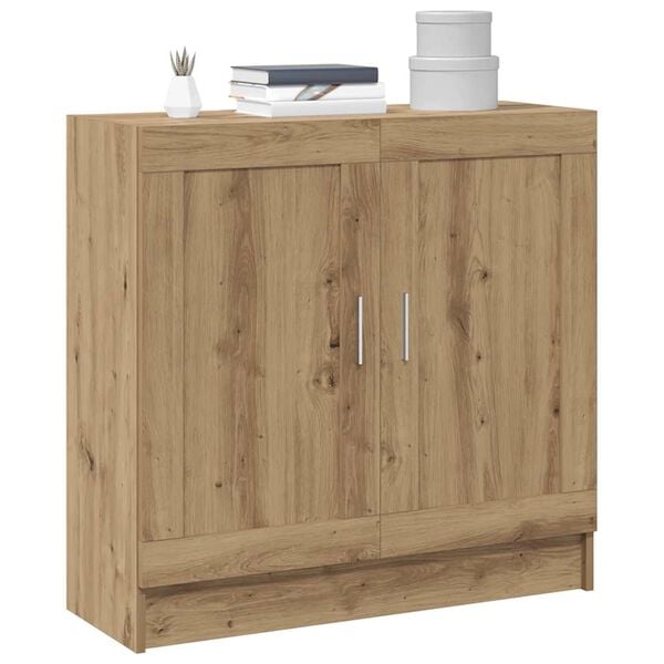 vidaXL Book Cabinet Artisan Oak Engineered Wood Medium Book Cabinet