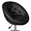 vidaXL Lounge Chair Black Cotton, Polyester, Polyurethane, PVC Standard