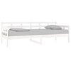 vidaXL Day Bed White Solid pine wood 31.5x79.0 in