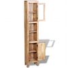 vidaXL Bathroom Furniture Set Various shades of brown Solid mango wood