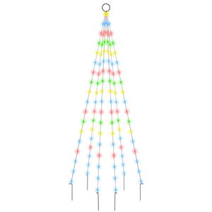 vidaXL Christmas Tree Colorful Copper Medium Height-Adjustable
