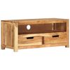 vidaXL TV Cabinet Light Brown Solid Acacia Wood Standard TV Cabinet