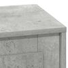 vidaXL Bedside Cabinet 2 pcs Concrete Grey 17.32 x 13.58 x 17.72 in
