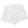 vidaXL Napkin Set of 50 White 100% Polyester 19.7 x 19.7 in