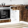 vidaXL Kitchen Base Cabinet Smoked Oak Engineered Wood Compact