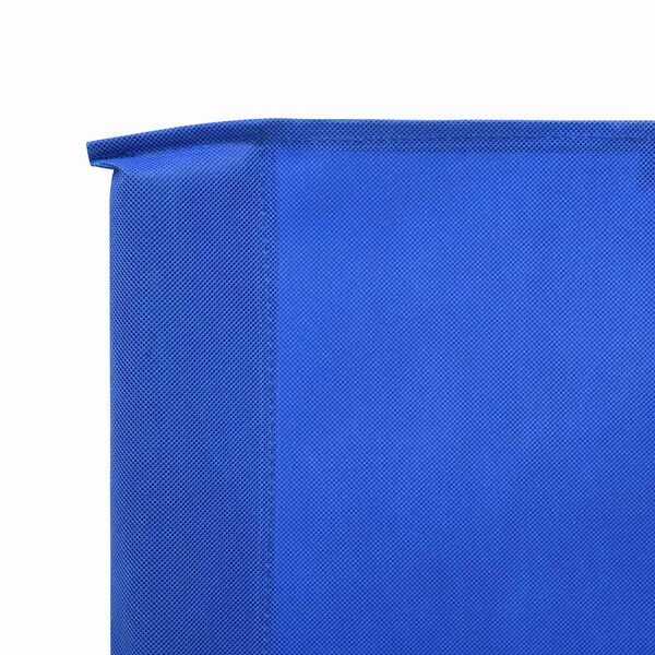 vidaXL Wind Screen Azure Blue Non-woven fabric, Wood 472.4 x 31.5 in