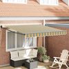 vidaXL Retractable Awning Multicolour 137.80 x 98.43 in