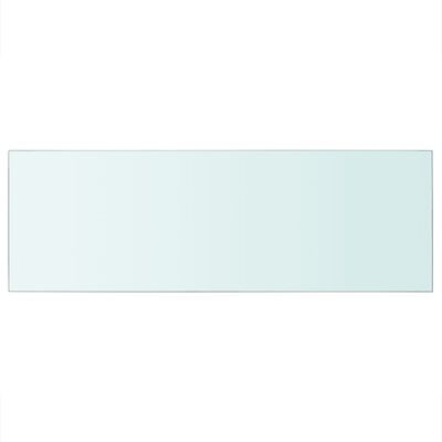 vidaXL Shelf Panel Glass Clear 27.6"x9.8"