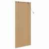 vidaXL Roller Blind with Curtains Manual Brown 35.43 x 86.61 in Bamboo