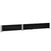 vidaXL Pallet Collar Black 47.2x31.5" Solid Wood Pine