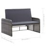 vidaXL Sofa Set Grey and dark grey