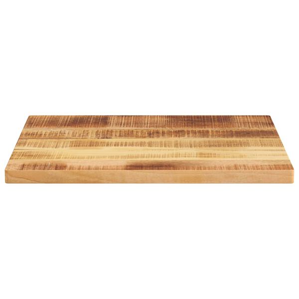 vidaXL Table Top Natural finish Solid rough mango wood 23.6 x 19.7 in