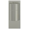 vidaXL Outdoor Wall Light Silver 6.5 x 10.5 x 16 cm Stainless steel