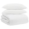 vidaXL Duvet Set with Pillow 3 pcs White Down Feather