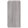 vidaXL TV Wall Cabinet Grey Sonoma Engineered wood 12.0 x 13.8 x 27.6 in